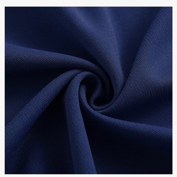 NWT. IHOT YATHON Women’s Ruffle Flare Dress Navy Medium - Picture 4 of 10